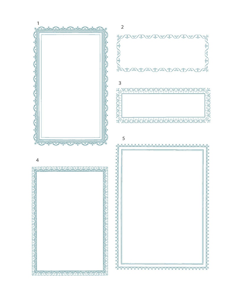 【ベクター】calligraphic flourishes カリグラフィフローリッシュと小さな挿絵とフレーム【png,ai,eps,pdf】
