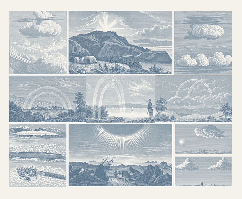 【Photoshopブラシ】Meteorological Landscapes|アンティーク気象学の風景画 36sheets【透過png】