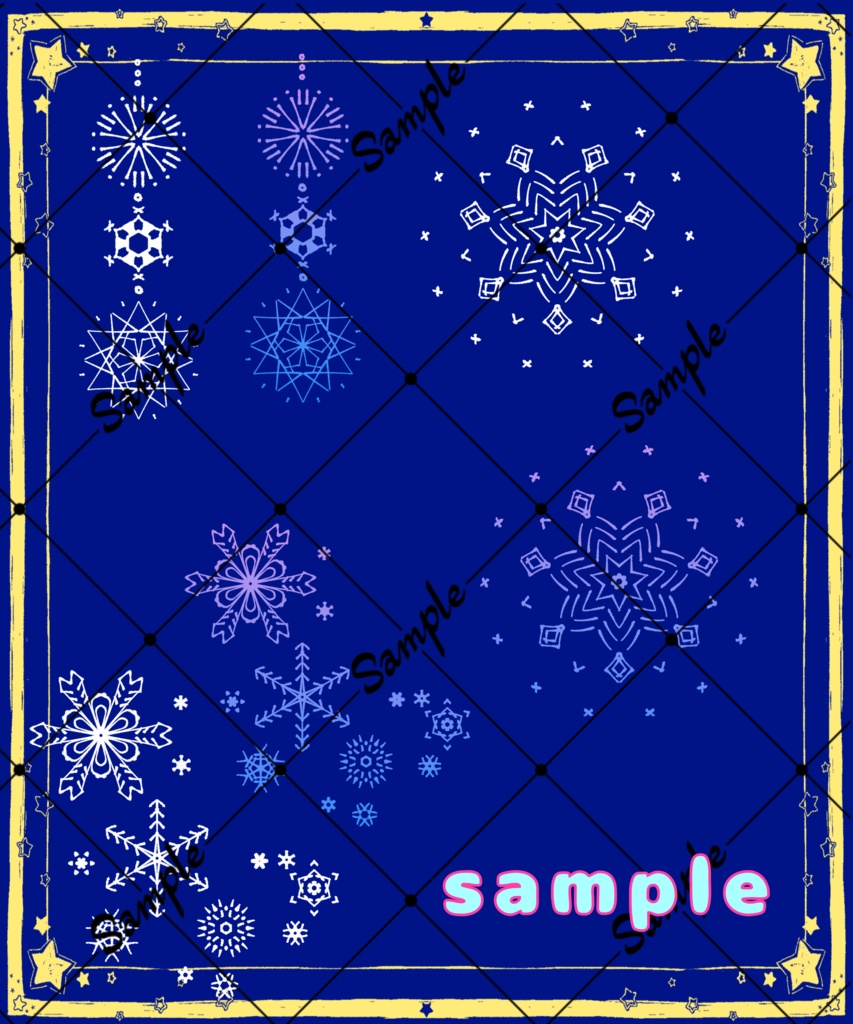 【ワンコインセール中】❄雪の結晶タトゥー❄