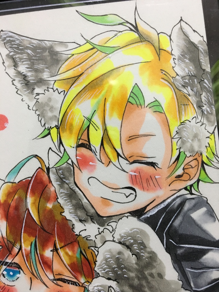 〈原画〉もふもふしたげる〜!