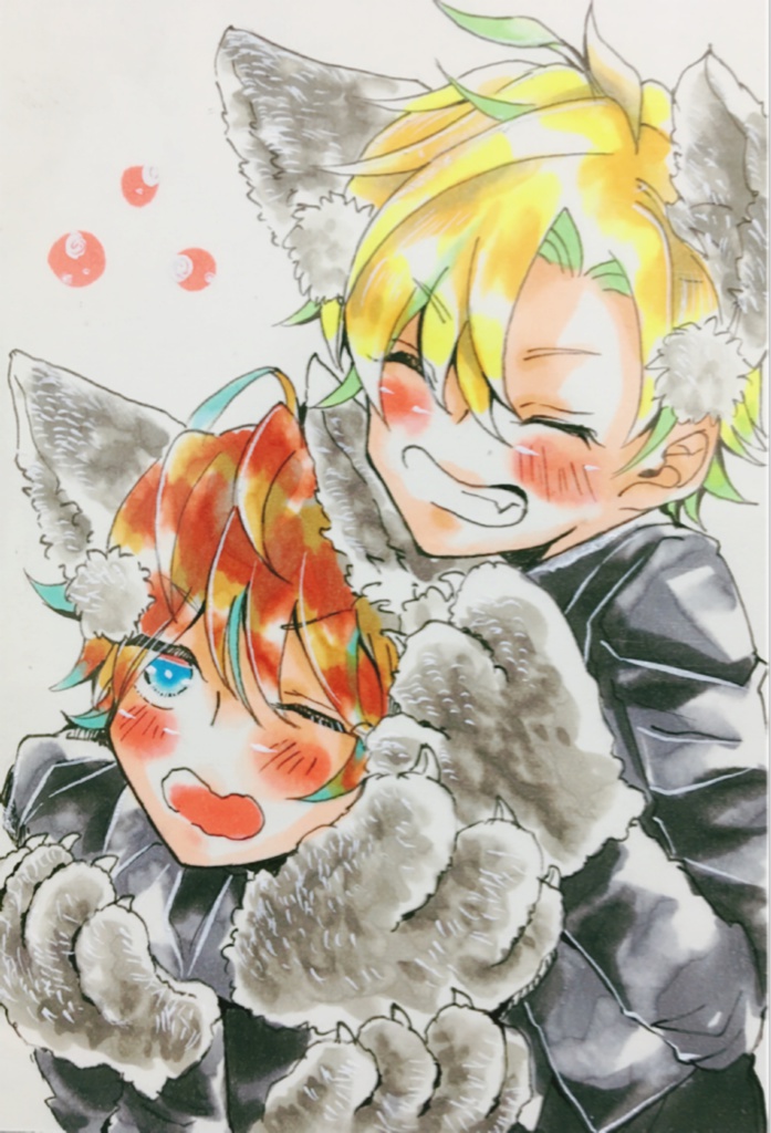 〈原画〉もふもふしたげる〜!