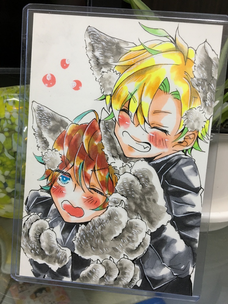 〈原画〉もふもふしたげる〜!