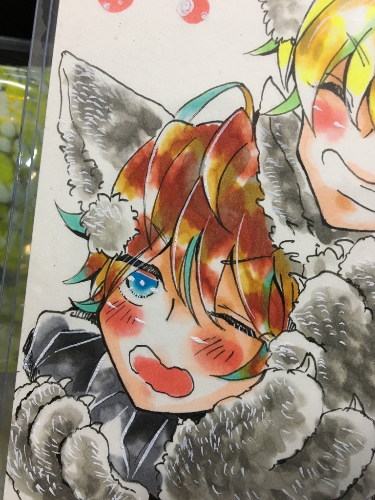 〈原画〉もふもふしたげる〜!