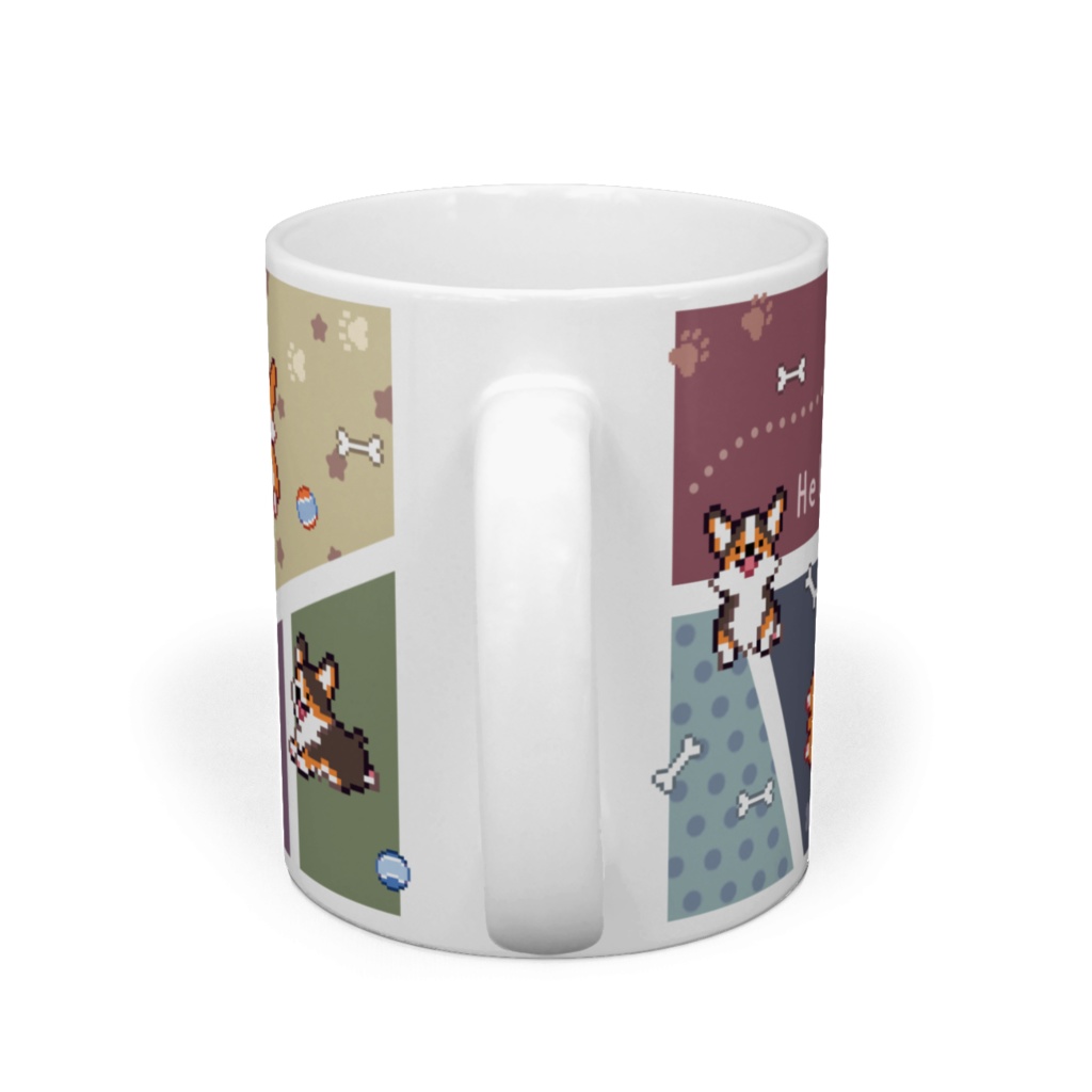 POCHI☆CORGI【マグカップ (スモーキーカラー/ペンブローク) 】