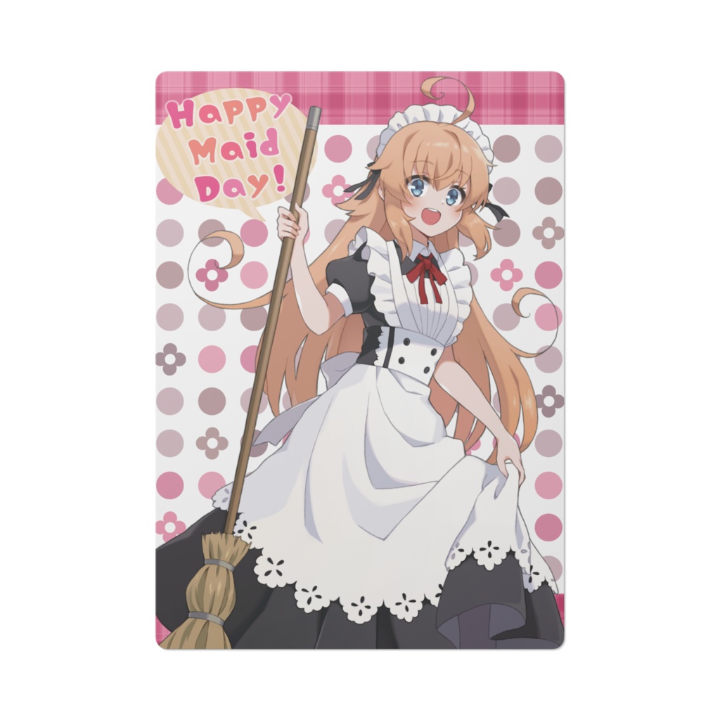 天然メイドさんの日常【下敷き (ピンク) 】