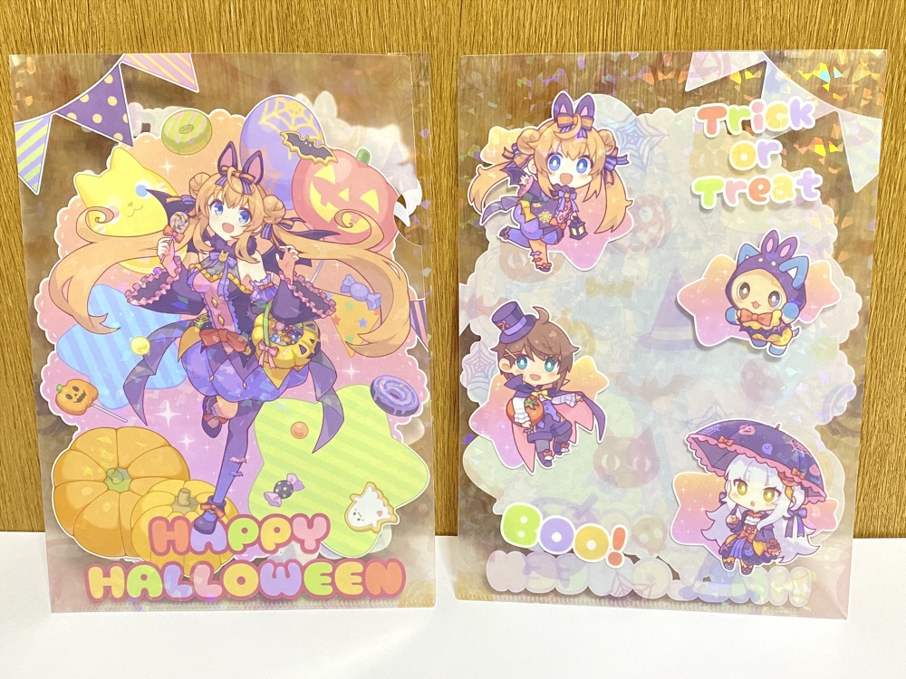 【数量限定】お菓子をくれなきゃ吸血しちゃうぞ☆ 【A4クリアファイル】