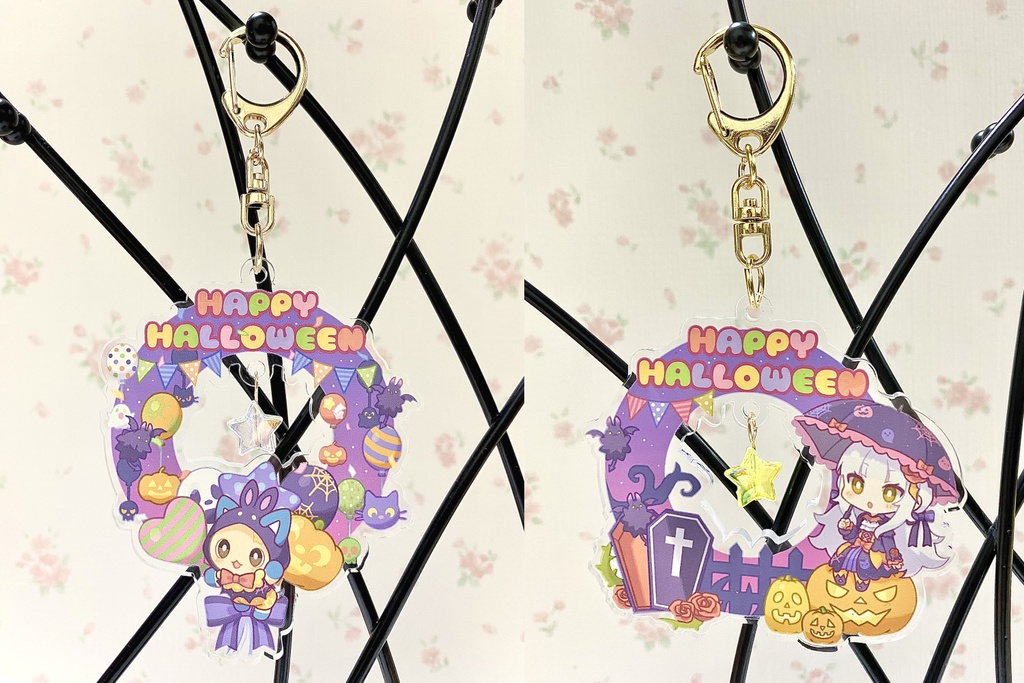 【数量限定】お菓子をくれなきゃ吸血しちゃうぞ☆ 【アクリルキーホルダー】