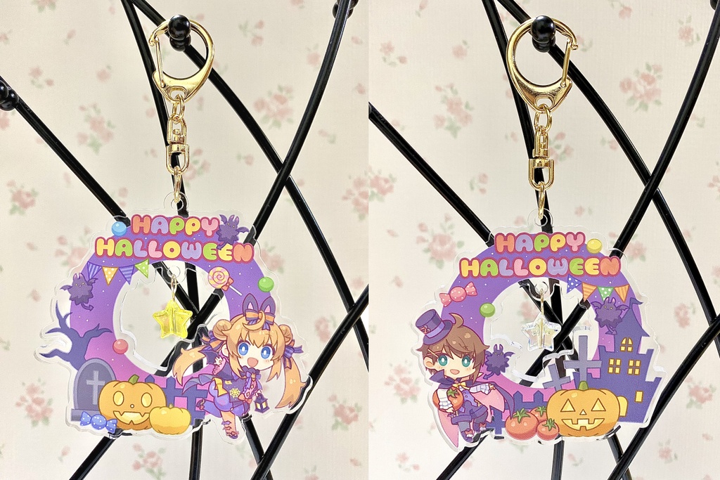 【数量限定】お菓子をくれなきゃ吸血しちゃうぞ☆ 【アクリルキーホルダー】