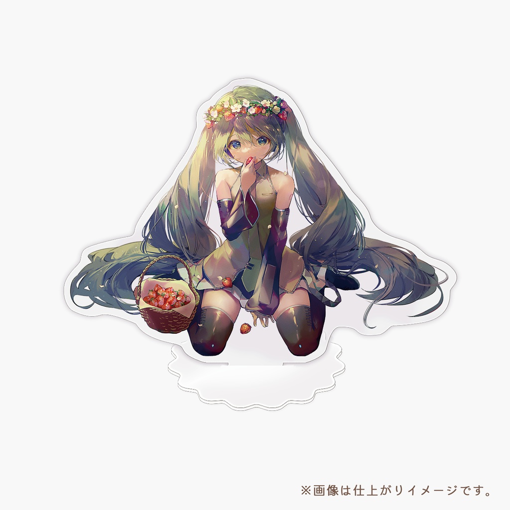 いちごのかんむり アクリルスタンド 【初音ミクver.】