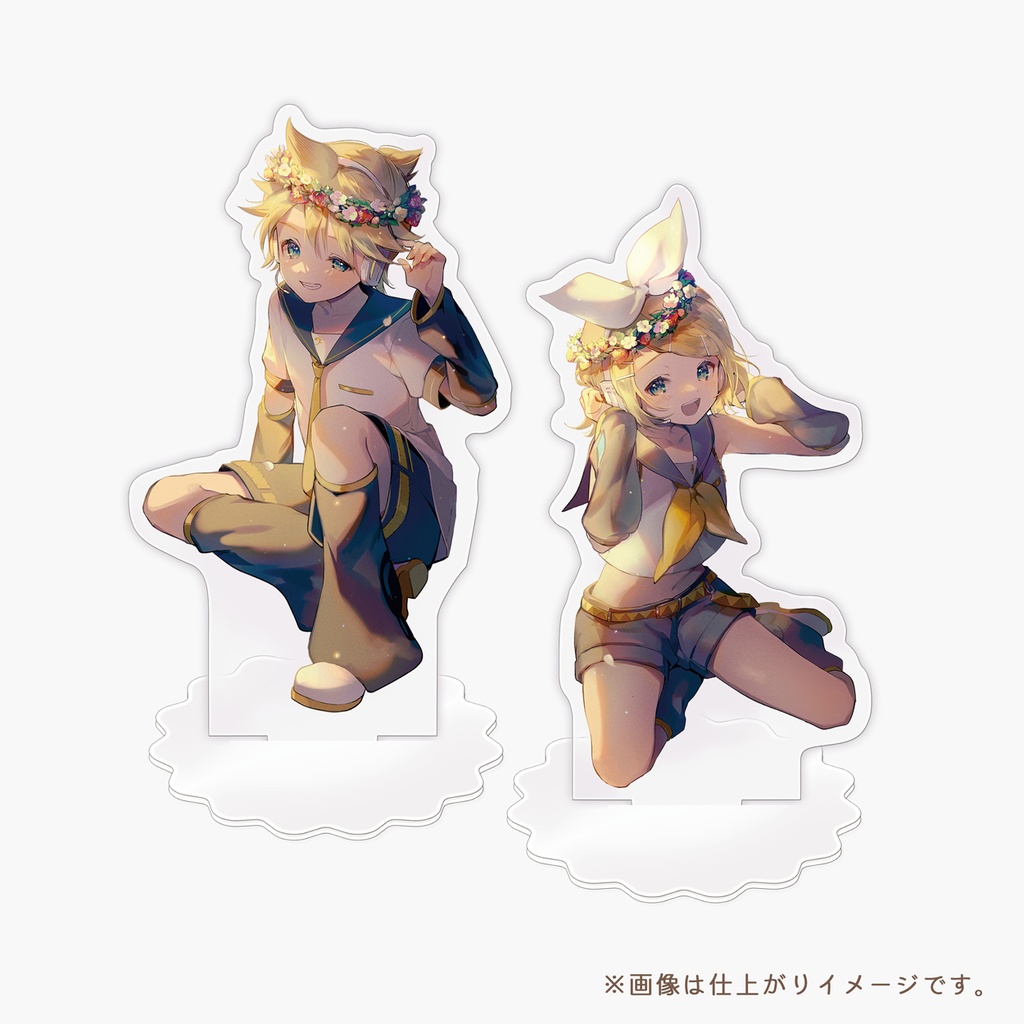 いちごのかんむり アクリルスタンド 【鏡音リンver.】【鏡音レンver.】