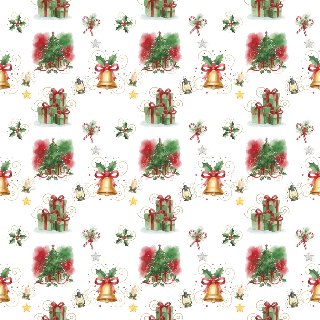 3種のクリスマスデジタルペーパー【クラシック、ウィンター、ポップ 3種セット】