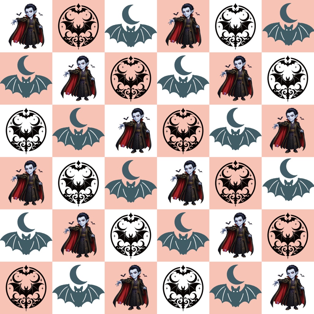 和風ハロウィン|デジタルペーパー&和柄素材セット|Japanese Halloween
