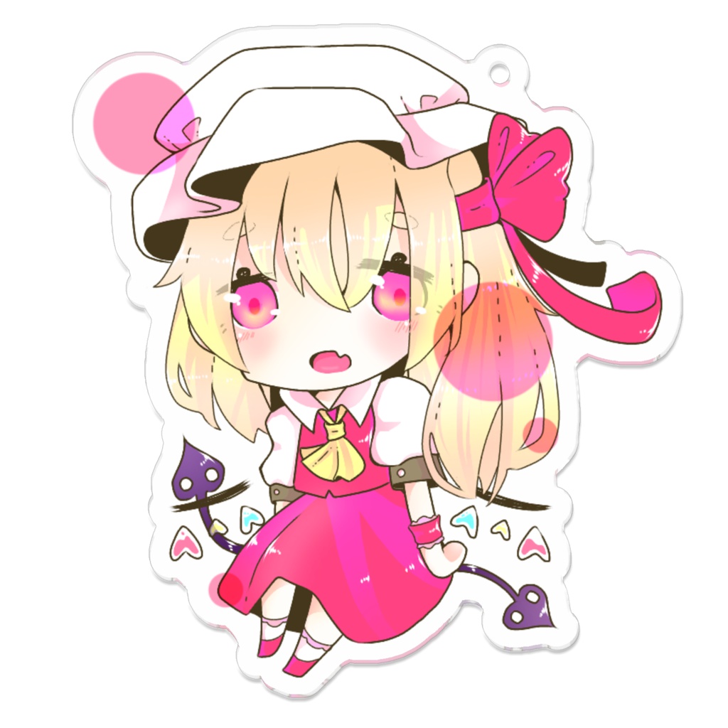 ましゅまろ   レーバテインの上に乗っているフランドール・スカーレット