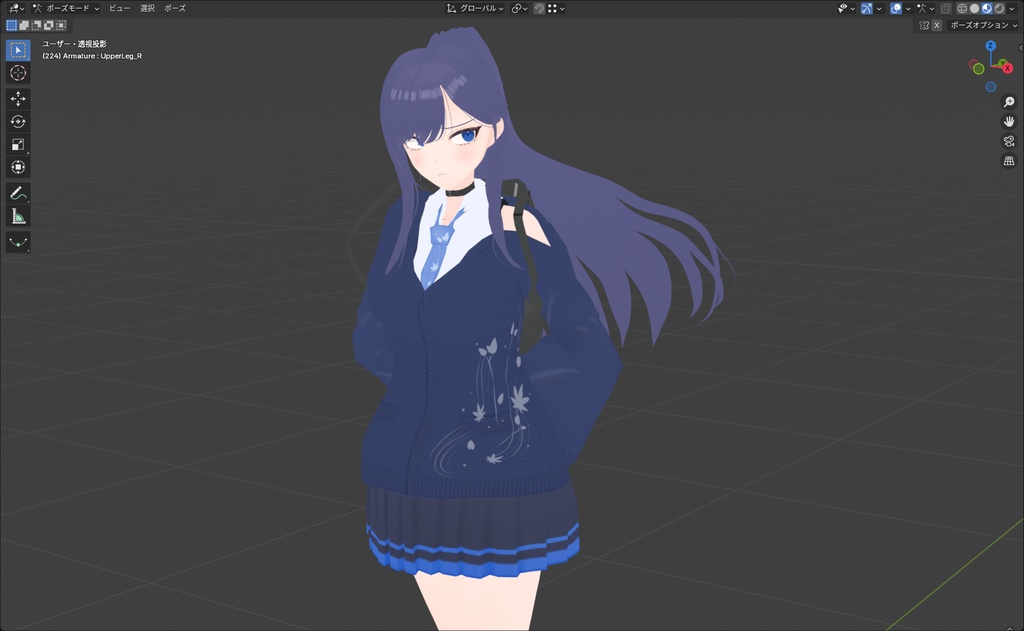 オリジナル3Dモデル『リン』 #Rin3D