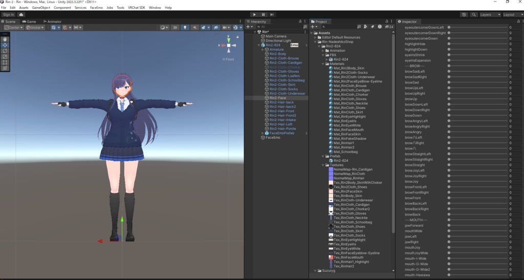 オリジナル3Dモデル『リン』 #Rin3D