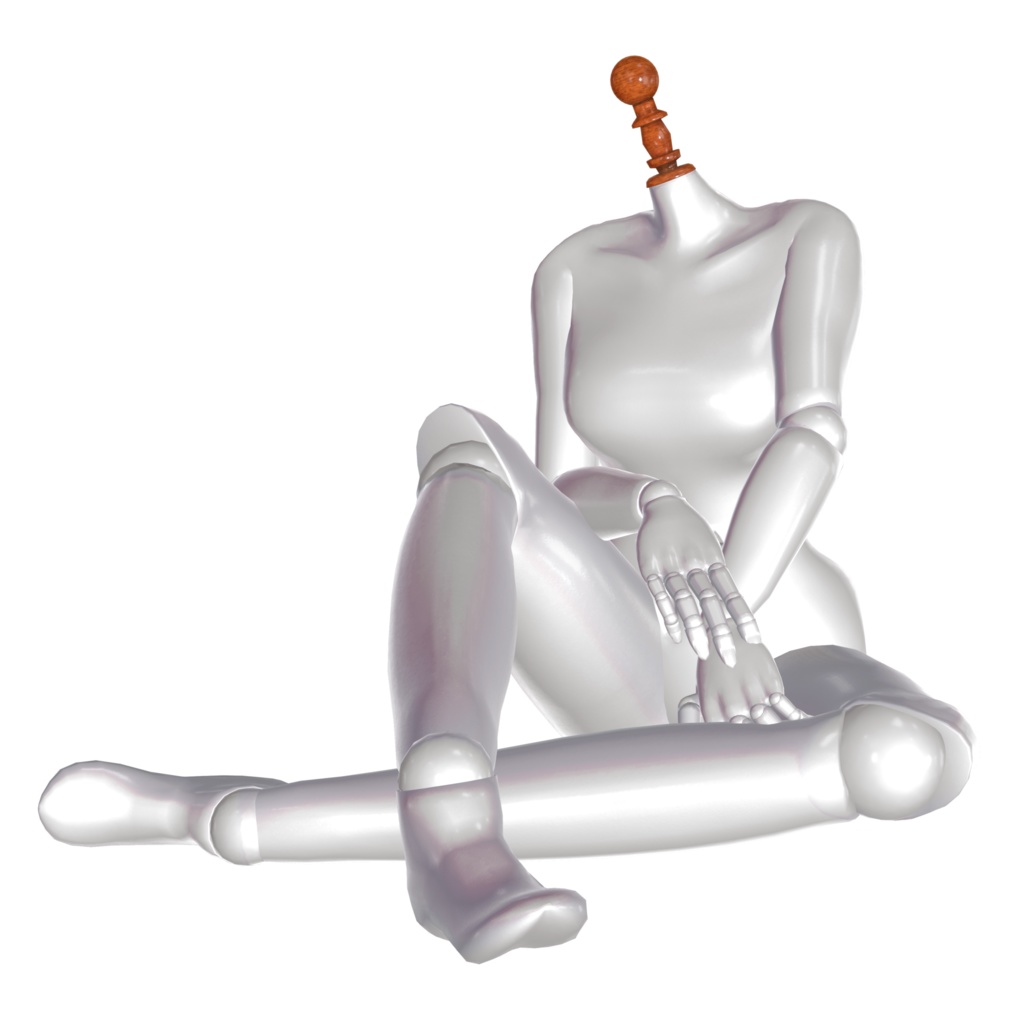 オリジナル3Dモデル『マネキンちゃん』 #MannequinChan3D