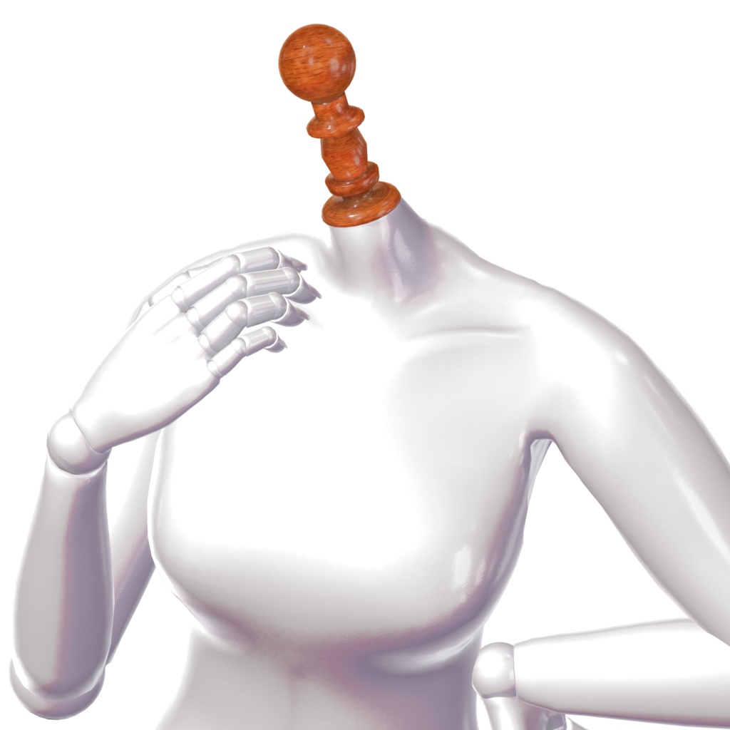 オリジナル3Dモデル『マネキンちゃん』 #MannequinChan3D