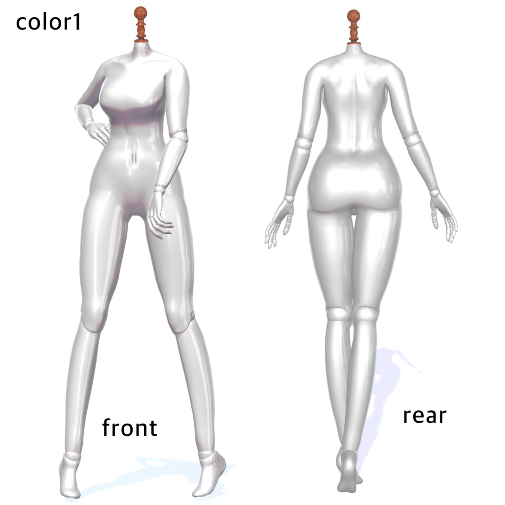 オリジナル3Dモデル『マネキンちゃん』 #MannequinChan3D