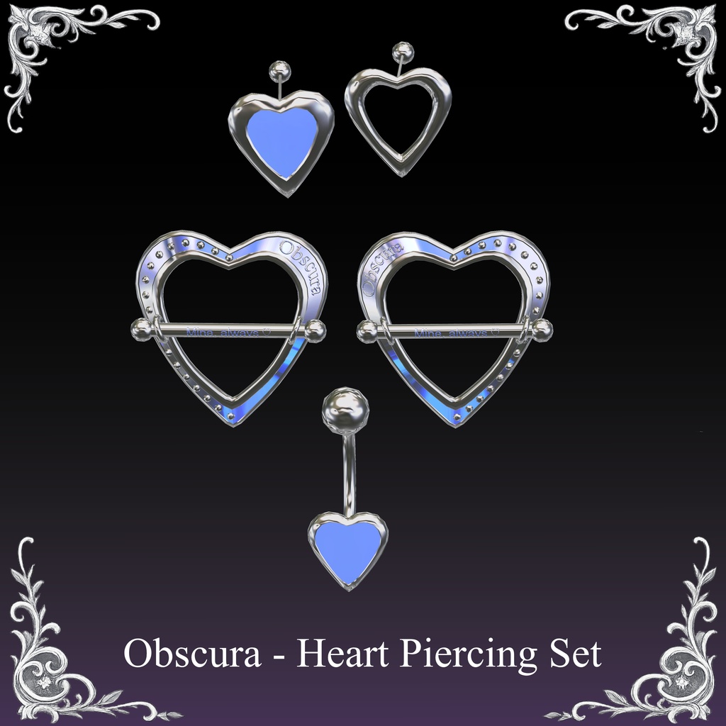 「Heart Piercing Collection」 複数アバター対応