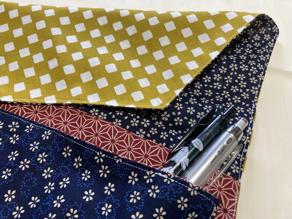 【No.1】手作り御朱印帳入れ 見開きサイズ