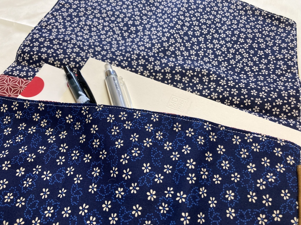 【No.1】手作り御朱印帳入れ 見開きサイズ