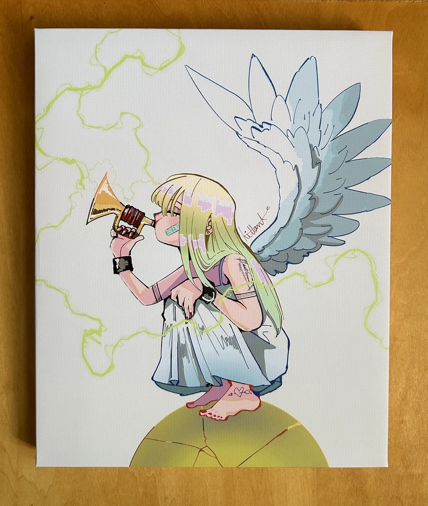 【キャンバスプリント】オリジナルイラスト