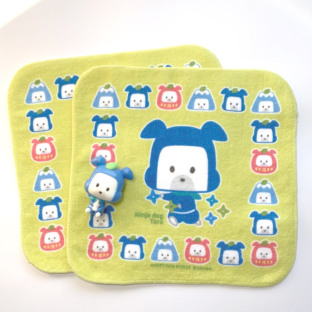 忍者犬たろうくんタオルハンカチA