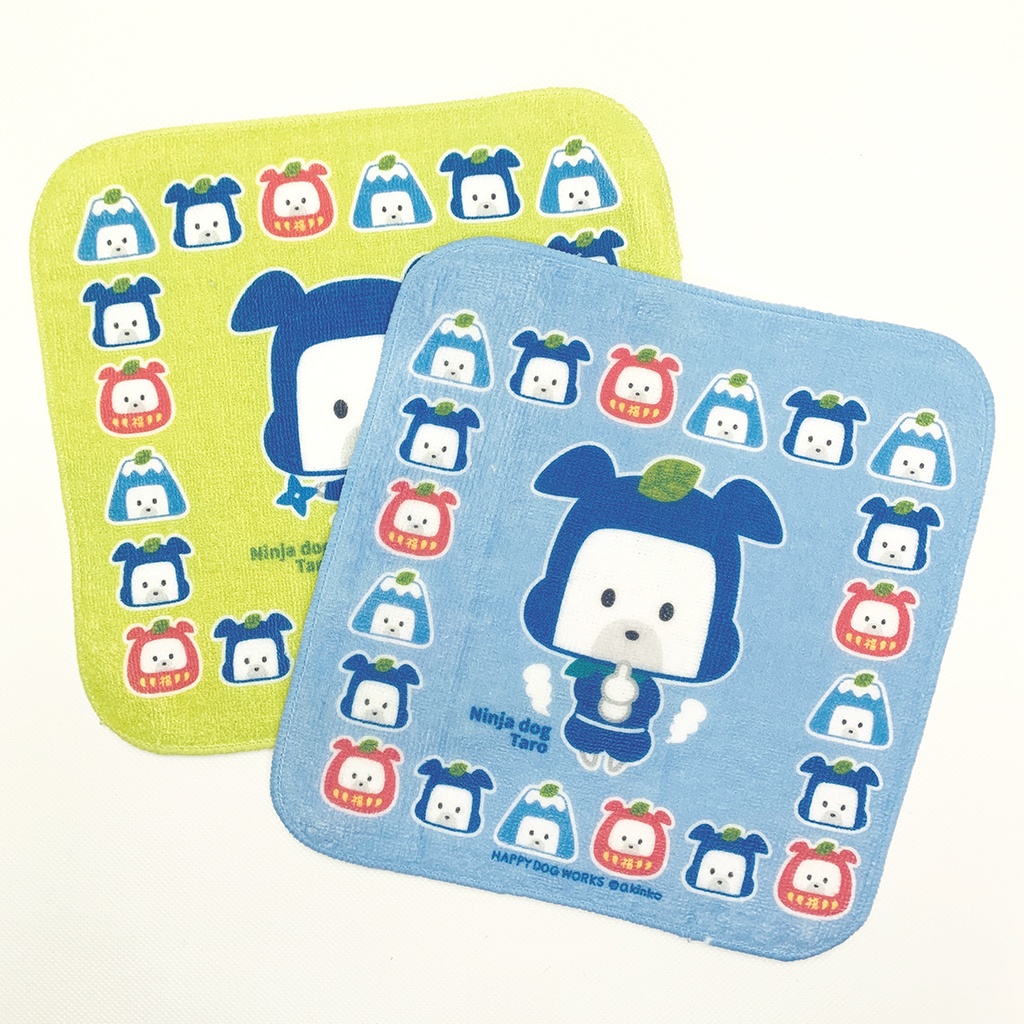 忍者犬たろうくんタオルハンカチB
