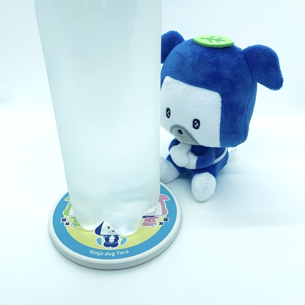 忍者犬たろうくん吸水コースター(石素材)