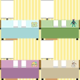 陰キャラブコメ　ピクリエ用　推し色サークルスペース画像（透過） 5色20種