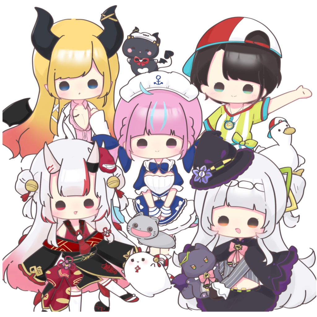 【非公式】ホロライブ　2期生 アクリルスタンド