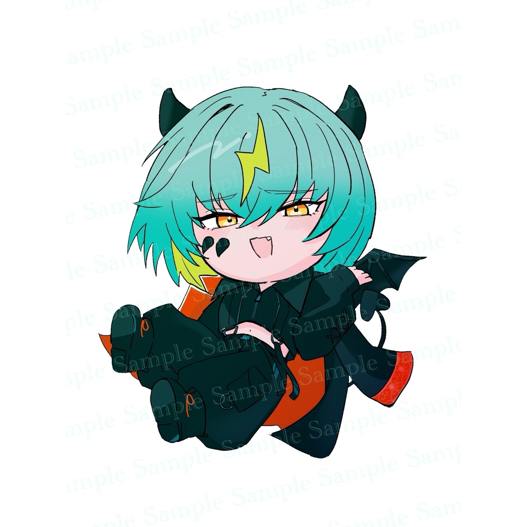 けっこう大きいアクリルキーホルダー(悪魔御子柴ver.)