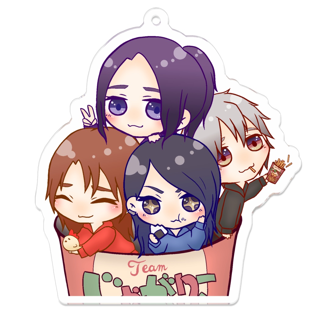 チームじゃがりこアクキー70mm