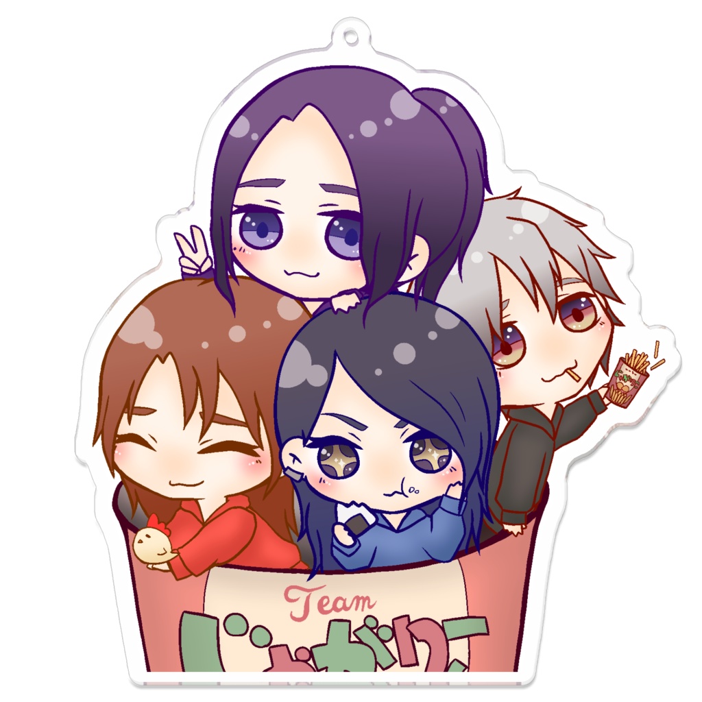 チームじゃがりこアクキー100mm