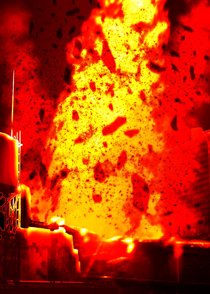 CLIPSTUDIO用ブラシ  爆炎エフェクト(explosion effect brush)