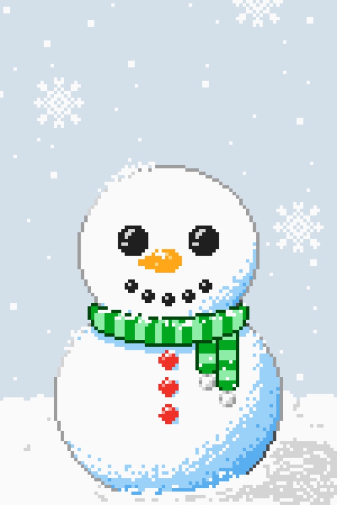 【汎用Live2D】どっとスノーマン【クリスマス2024】