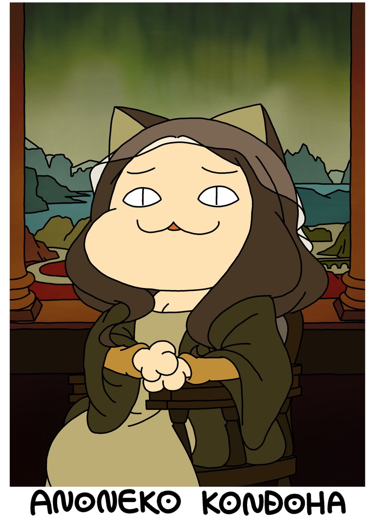 モナ・リザ / 絵画モチーフ / Tシャツ / ロドニィ