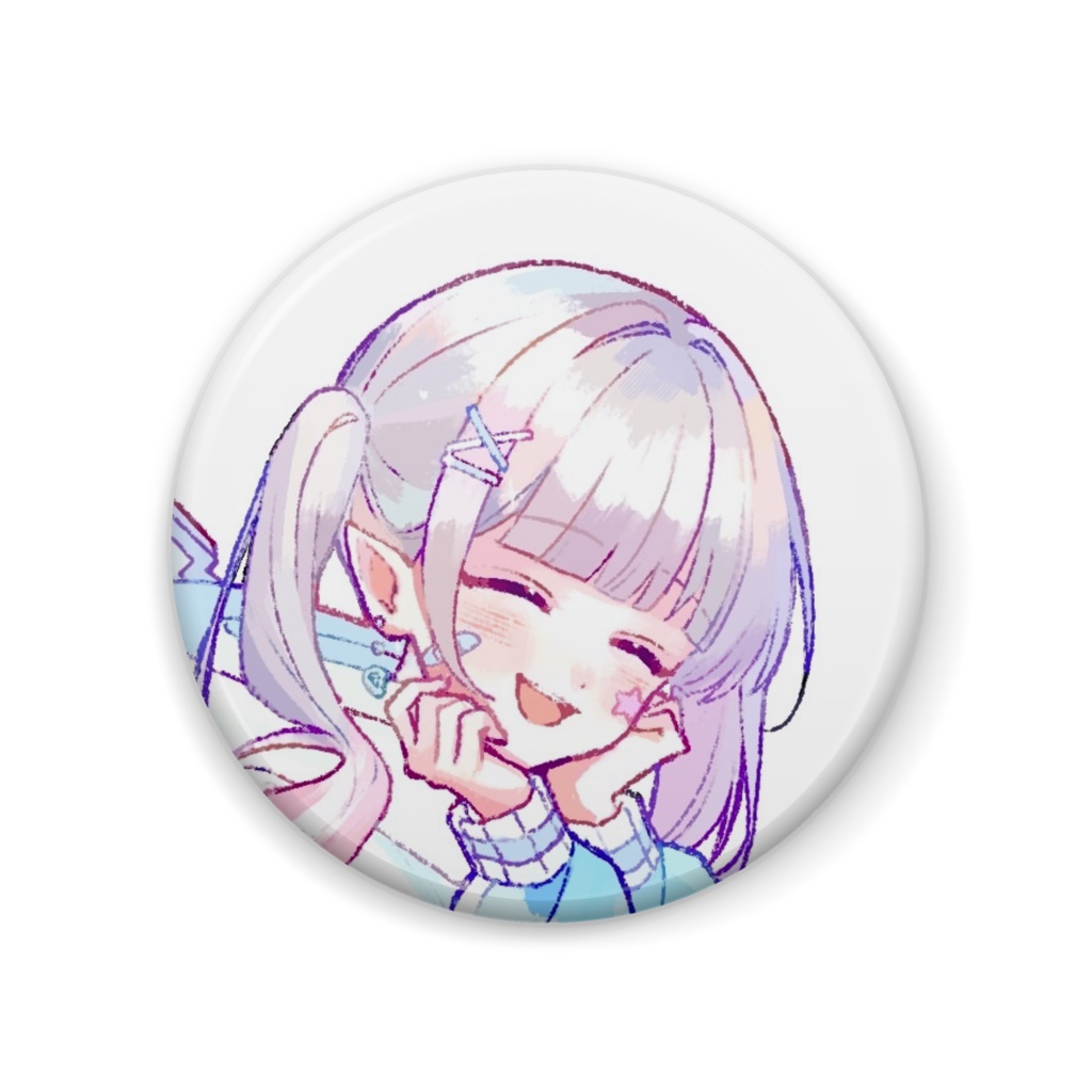 檪村（らくむら）缶バッジ ver.笑顔