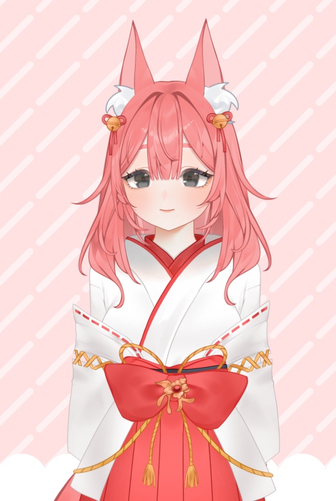 【live2dモデル】 Vix Fox & Shrine Maiden Model for VTS