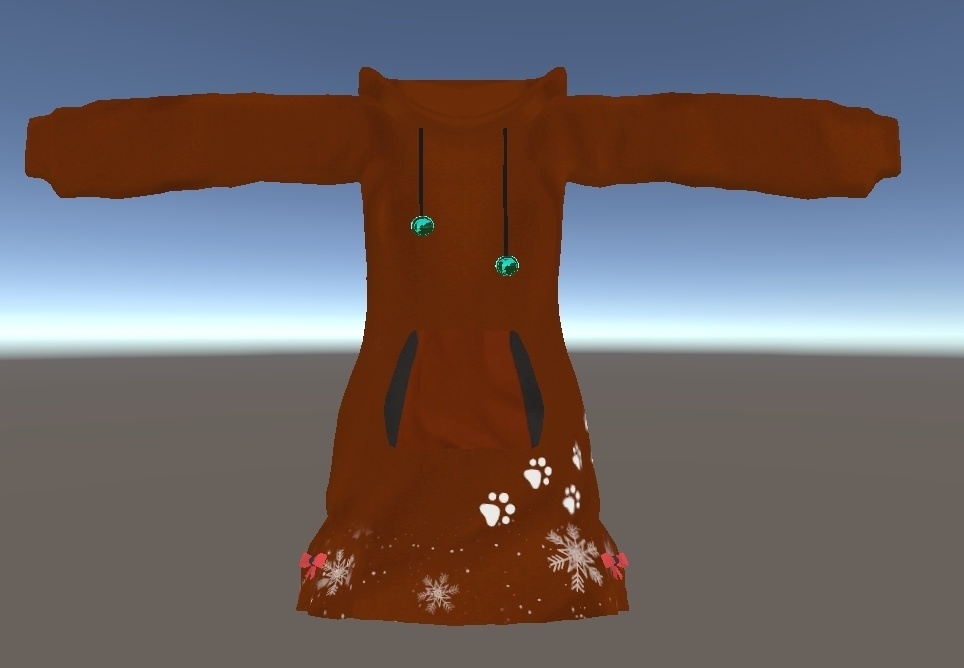 ワンピースパーカー(6アバター対応)