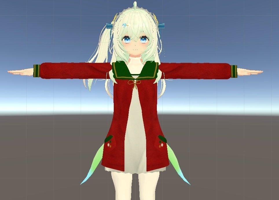 5アバター対応)セーラー風ワンピース