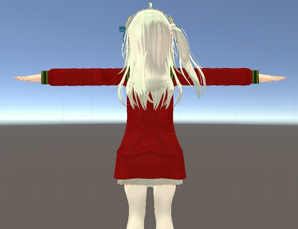 5アバター対応)セーラー風ワンピース