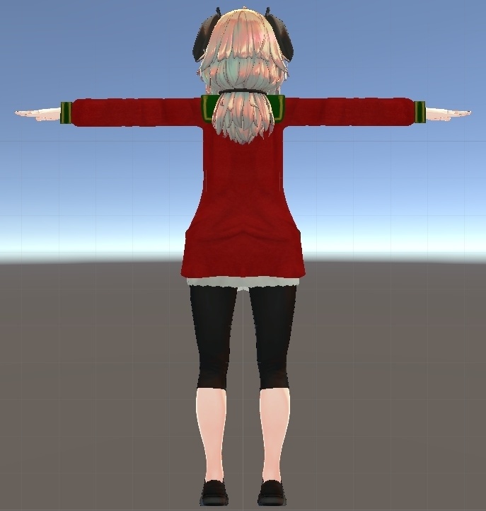 5アバター対応)セーラー風ワンピース