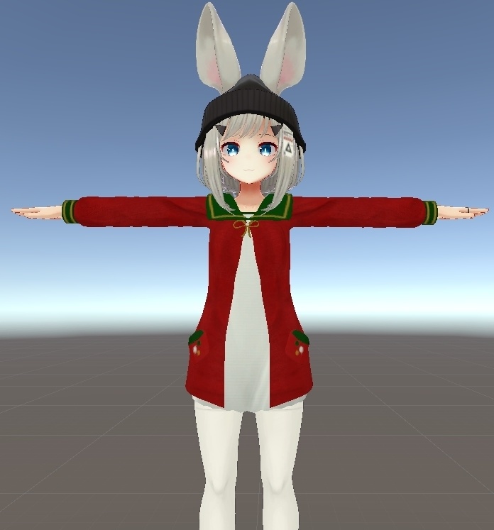 5アバター対応)セーラー風ワンピース