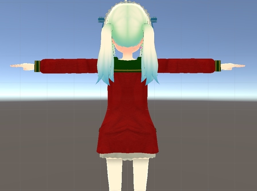 5アバター対応)セーラー風ワンピース