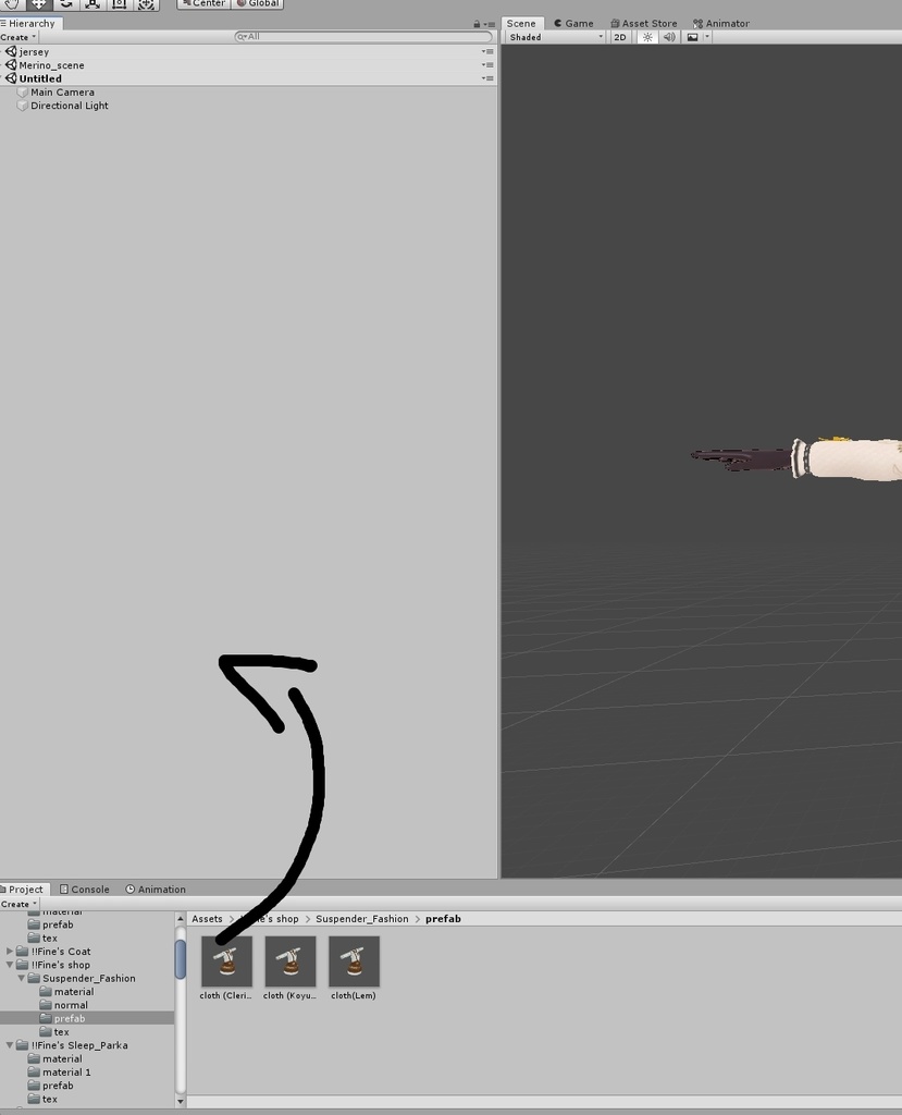 サスペンダーファッション!(10アバター対応)