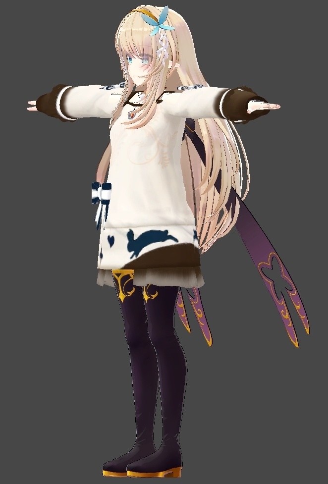 ルシナ用衣装)春のアリス【PB対応】