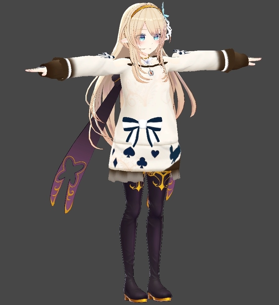 ルシナ用衣装)春のアリス【PB対応】