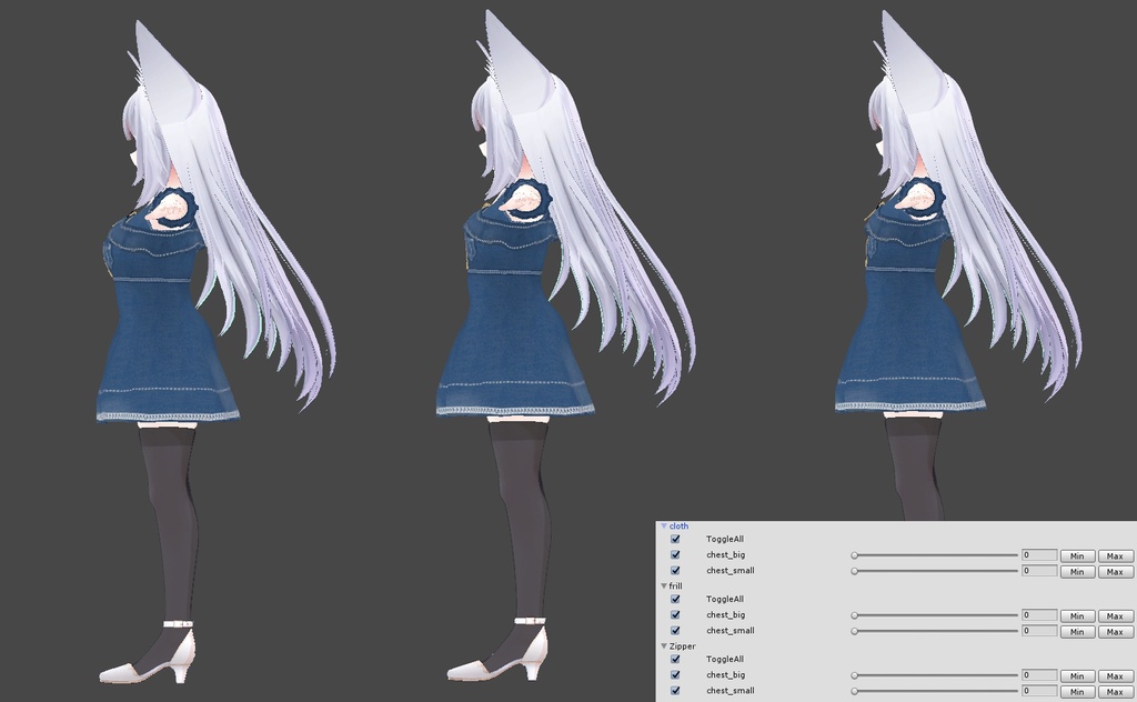 ウルフェリア用衣装)でにむわんぴーす【PB対応】