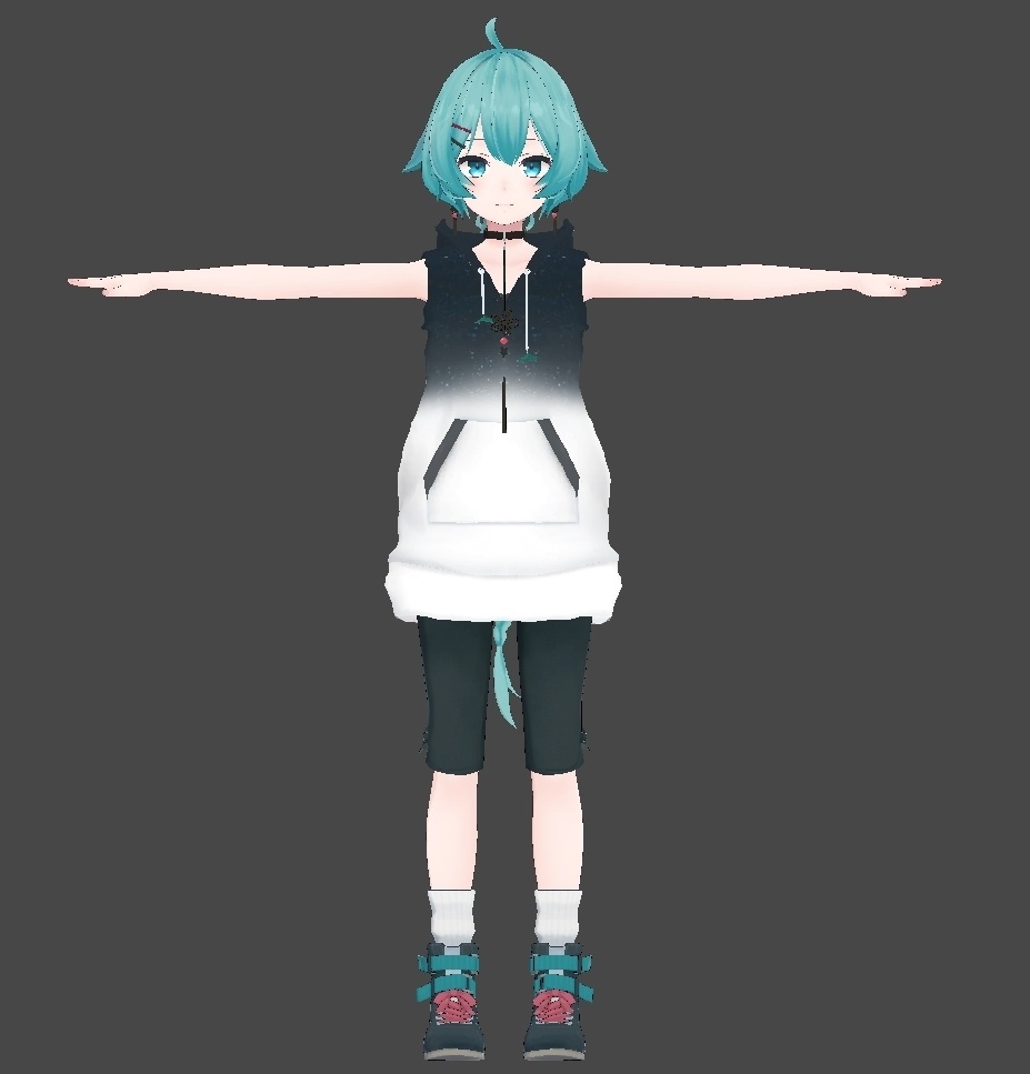 薄荷、透羽用衣装)夜空